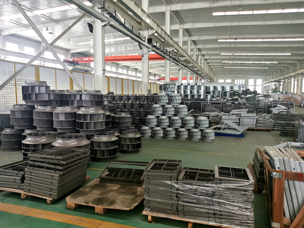 后傾風(fēng)機(jī)葉輪工位